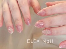 エリア(ELIA)/フラワー/ニュアンス/春ネイル