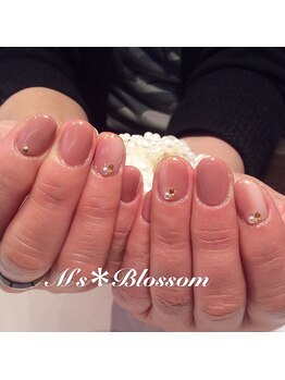 ネイルサロンアンドスクールエムズブロッサム(Nailsalon & school M's Blossom)/ジェルアート込コース