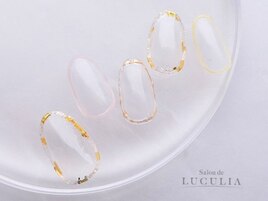 ＃ニュアンス×クリアネイル