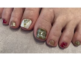 クリスマスネイル