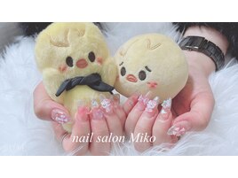 スカルプネイル　ハート