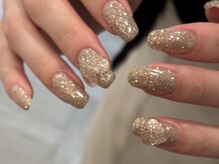 リッシュ(RICHE)/グリッターモカカラーネイル