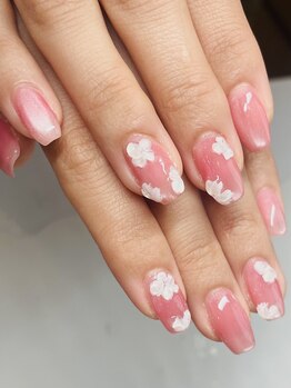 マグネットぷっくりお花アート