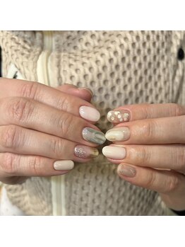プライベートネイルサロン(private nail salon)/グレージュ×ニュアンス