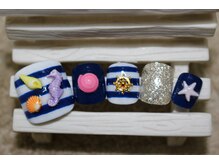 ネイルサロン ユーア(Yu a)/フット定額デザイン￥11480