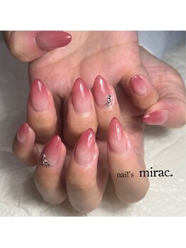 ネイルズミラク(nail's mirac.)/透け感ネイル