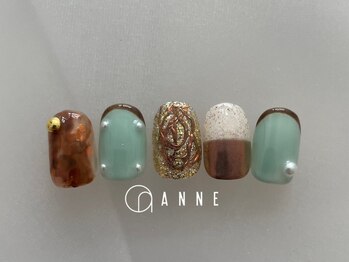 アンネ 梅田 ALLYS店(ANNE)/8月 monthly design