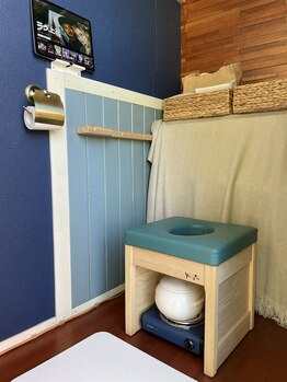 ムスビ(musubi)/よもぎ蒸し 入店~退店の流れ