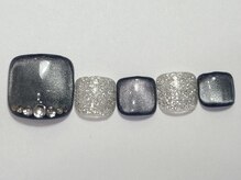 ネイルメゾン 渋谷店(NAIL MAISON)/ネイビー秋マグネット￥7500