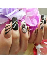 コットンローズ(Cotton Rose)/チョコレートネイル