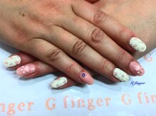 ジー フィンガー 千葉店(G)/レオパード＆肉球ネイル♪