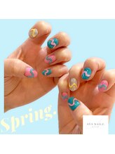 アヤネイルズ アンド アイラッシュ(AYA NAILZ.＆Eyelash)/ぽこっとうねうねネイル