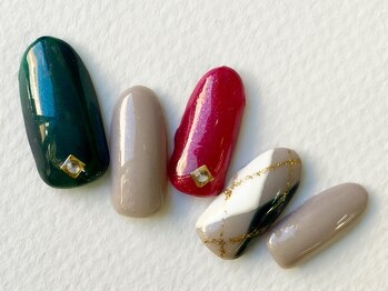 ネイルーク(Nailuke)/１1月＆１２月の定額ネイル