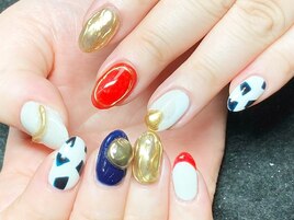カジュアルデザインネイル