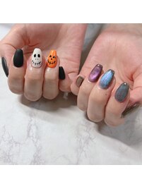 ハロウィンデザインネイル