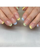 ネロリネイル(Neroli nail)/カラフルフレンチ