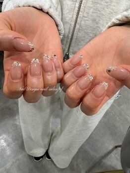 ラメフレンチ☆