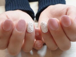 もこもこニットネイル♪春夏秋冬