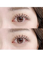 ビューティーサロン シュクレ 名駅店(shucre)/Wフラットラッシュ☆束仕上げ