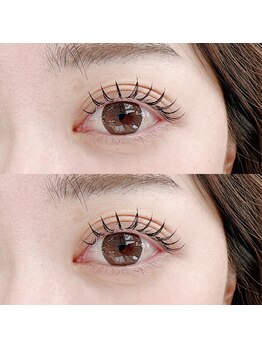 ビューティーサロン シュクレ 名駅店(shucre)/Wフラットラッシュ☆束仕上げ