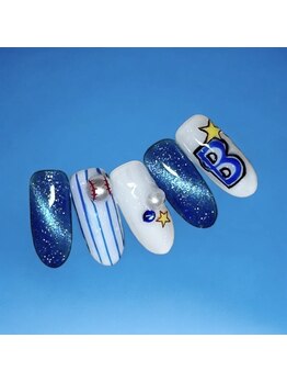 ネイルアンドアイラッシュサロンR/ベイスターズネイル