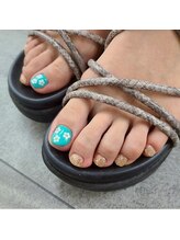 ビアンカ 沖縄南風原店(Bianca)/フット定額ワンポイントネイル