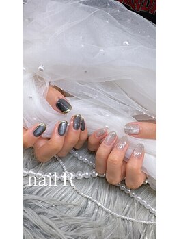 ネイルアール(nail R)/アシンメトリーネイルです♪♪♪