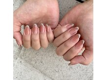 ラメライン×グラデーション