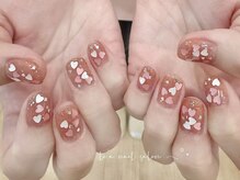 レア(Le'a)/ハートフレークネイル