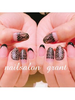 グラント(NAIL SALON&SCHOOL grant)/手書きネイル