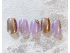 ～鮮やかオーロラネイル～