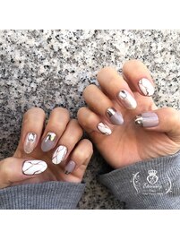 大理石ネイル