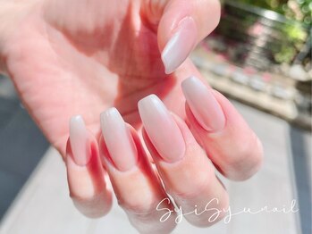 シシュ 姫路店(SyiSyu)/ホワイトミラーネイル