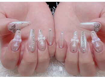 レアネイル 新宿(le'a nail)/ミラーネイル