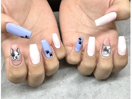 わんちゃんネイル