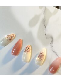 押し花ネイル☆