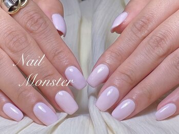 ネイルモンスター 道玄坂店(NAILMONSTER)の写真/【シンプルなのにハッとさせる美しさ】カラー・パーツ豊富なのであなたのお気に入りがきっと見つかる♪