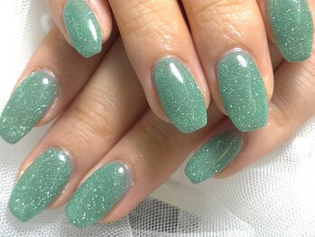 ユニネイル 池袋(Uni Nail)/シンプルラメネイル♪