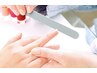 【美爪ハンドケア】甘皮ケア＋爪形成