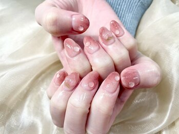 ももネイル 春 パラジェル