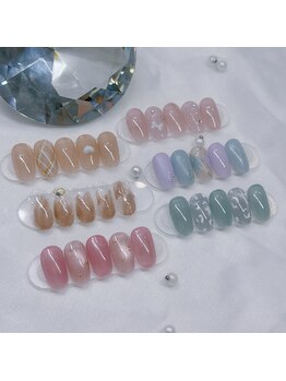 リアンカ(LIANCA)の写真/豊富なサンプルの中からお好きなデザインを選ぶ”定額ネイルコース”ご用意♪1カ月以内再来でオフ無料！