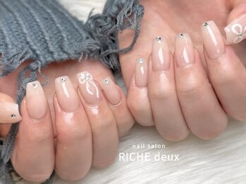 リッシュ ドゥ(RICHE deux)/ピンクリボンネイル