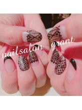 グラント(NAIL SALON&SCHOOL grant)/手書きネイル