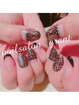 グラント(NAIL SALON&SCHOOL grant)/手書きネイル