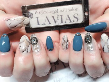 プロフェッショナル ネイルサロン ラヴィアス(LAVIAS)/【スカルプ】10本アートし放題
