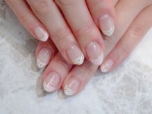 ラルネイル 大宮(Lull. nail)/＃ホロフラワー＃フレンチ