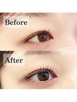 アイラッシュサロン ブラン マークイズ静岡店(Eyelash Salon Blanc)/瞳が輝く上下パーマセット