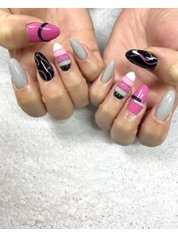 ぷっくりネイル