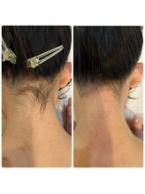 プライベートサロン ラ ペーシュ/ワックスでアップスタイル決まる