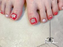 ネイルエイト 新百合ヶ丘(nail8)/歩くたびにサンダルからキラキラ